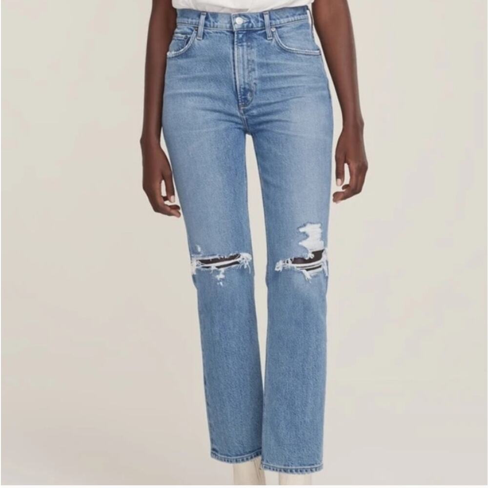 AGOLDE Wilder Mid Rise Straight Jeans
